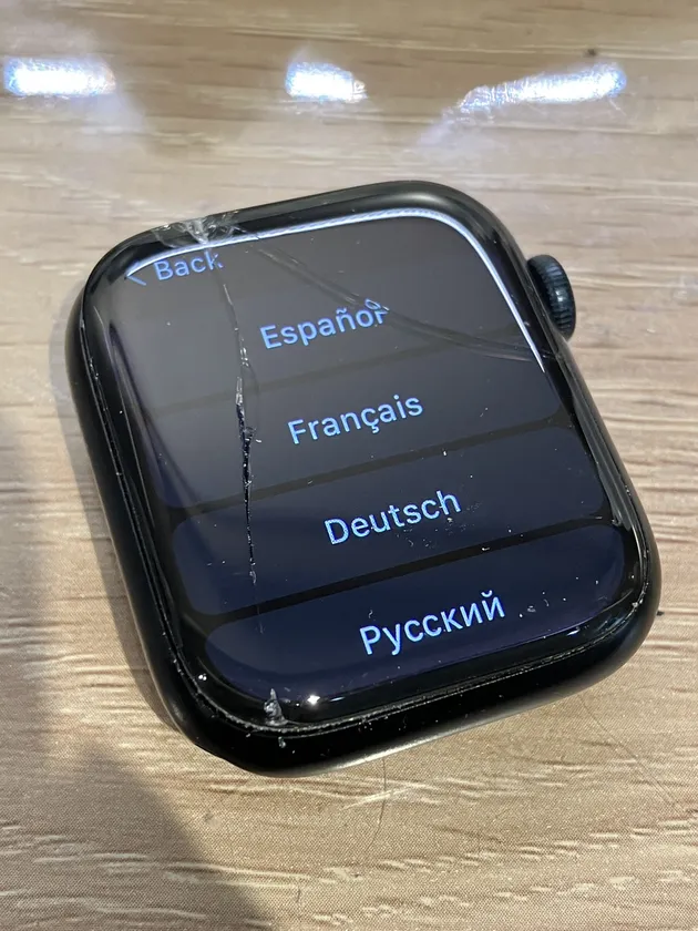 実例・Series7ガラス割れ修理