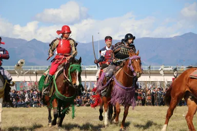 川中島合戦戦国絵巻の風景(5)