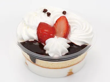 苺とチョコのパフェ