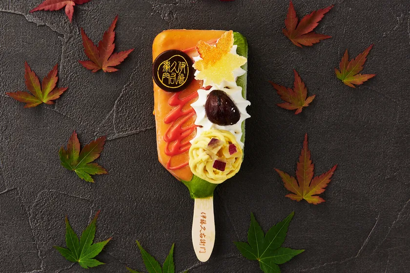 抹茶パフェアイスバー もみじ