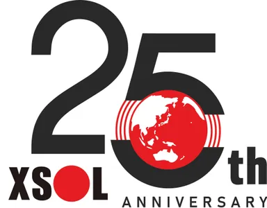 株式会社エクソル 25周年ロゴ