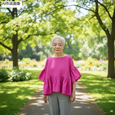 AI作成画像・古賀初子さん