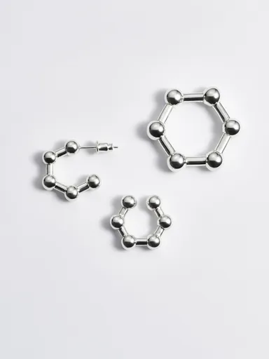 LAMBDA　NEW COLLECTION　Liquid　SVバブルピアス