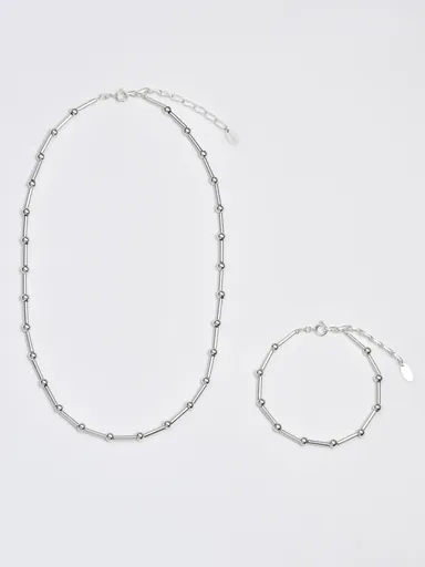 LAMBDA　NEW COLLECTION　Liquid　　SVバブルネックレス