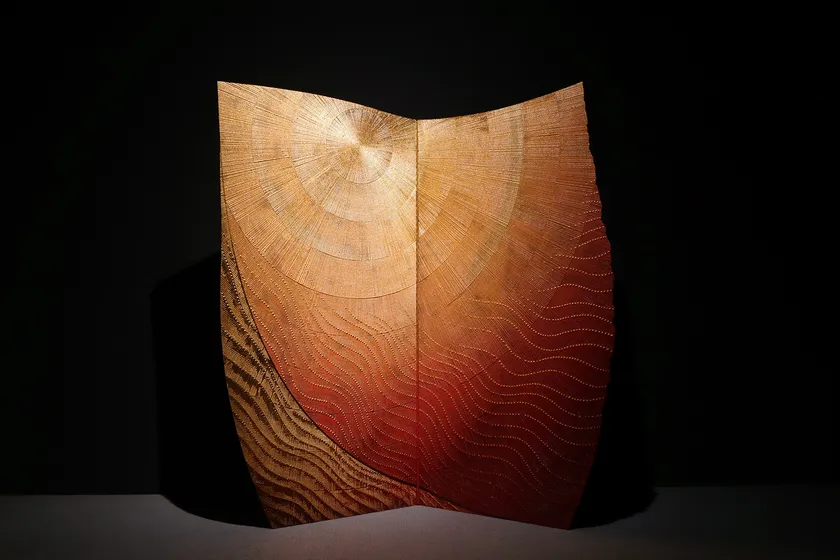 「常光礼讚」W162×D3.5×H157cm