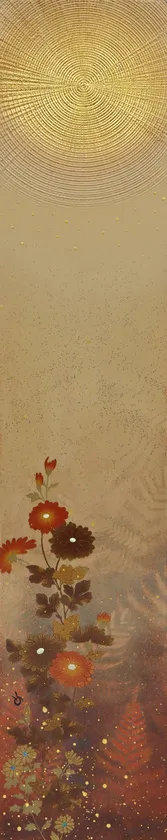 「彼方の光(菊)」W18×D26×H90.2cm