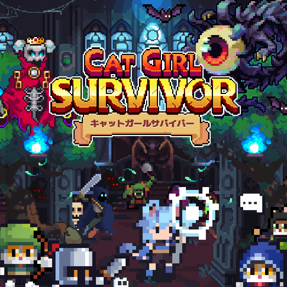 ドット絵ローグライト『Cat Girl Survivor』Steamに！
