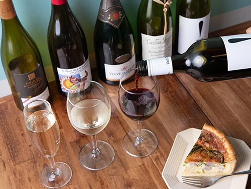 ワインと合わせて楽しむキッシュ