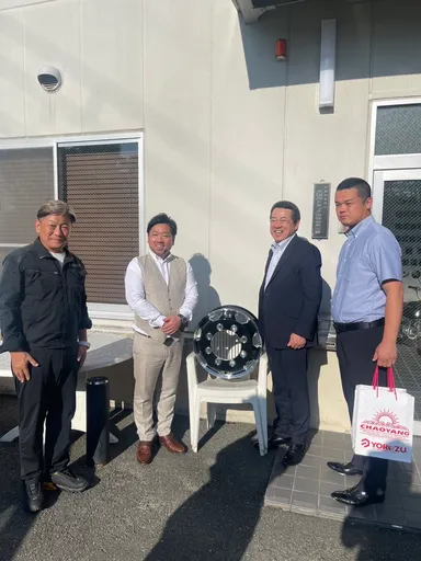 花魁ジャパン西日本代表者の田中 一彦様ご来社