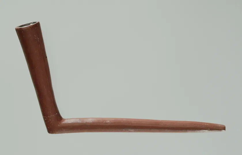 (Photo_05)首長土製パイプ メキシコ中央部 11世紀~16世紀初頭