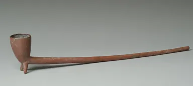 (Photo_03)脚付土製パイプ　メキシコ西部地方　11世紀～16世紀初頭