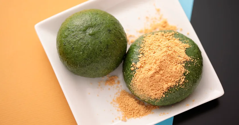 草もち(小倉あん&黒蜜きな粉)