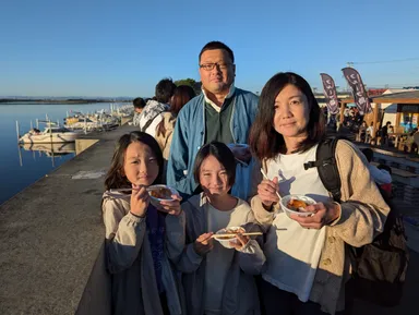 美味しい笑顔をいただきました