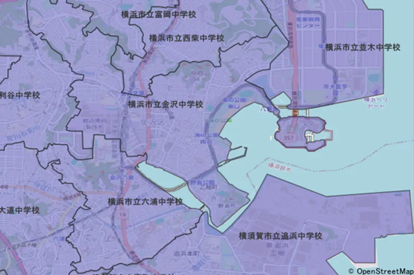 中学校区例