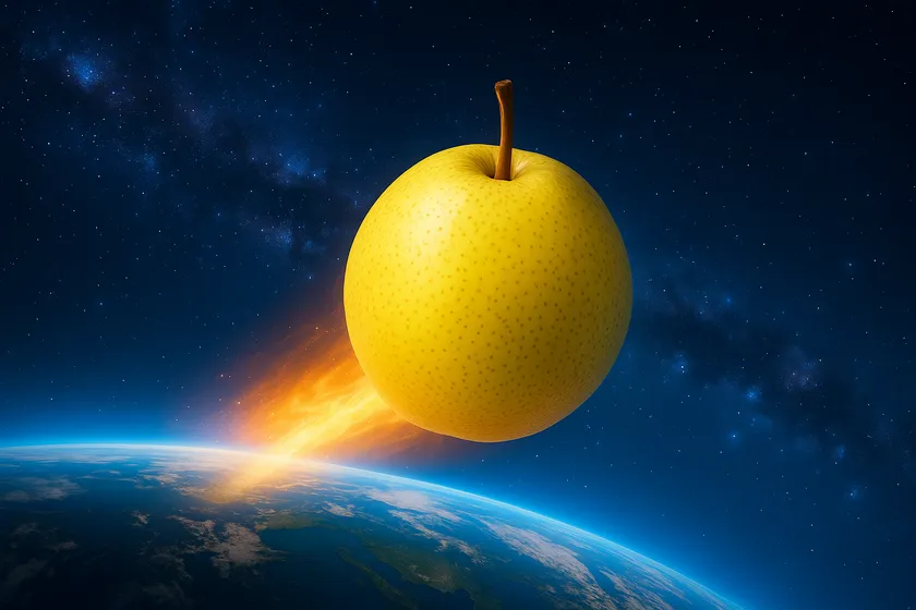 宇宙梨イメージ