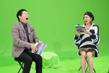 収録時・今田耕司　王林