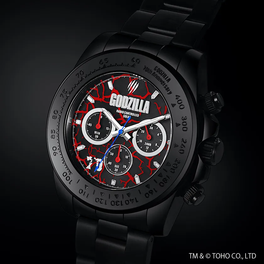 ブラックボディに地割れのレッド