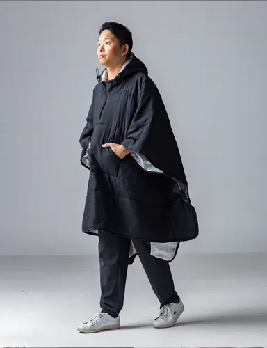 ウルトラWヒートエアのモデル着用ブラック