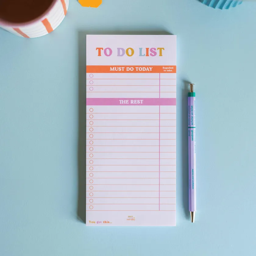 To Do List Pad