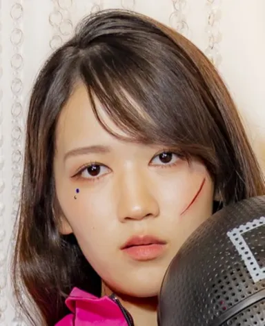 韓流ハロウィンヘアメイク　より