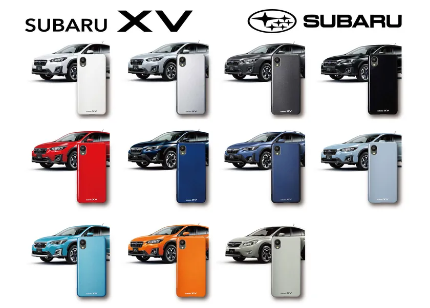 XVのボディカラーのスマートフォンケース・カラーラインナップ