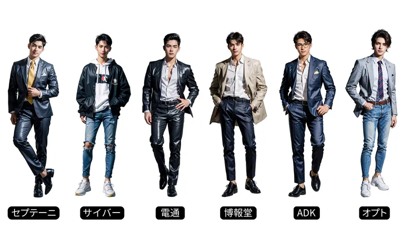 「働く男子図鑑」内の広告代理店