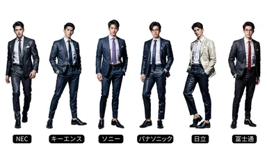 「働く男子図鑑」内の電気機器メーカー