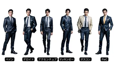 「働く男子図鑑」内のコンサル