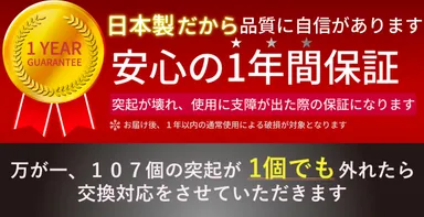 1年間保証