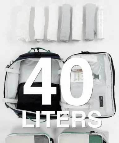 大容量40Lの収納性