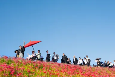 花嫁行列の様子