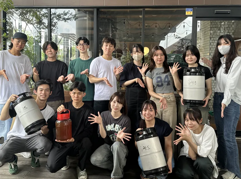 オリジナルビール「多摩の明星~蜜星~」企画メンバー