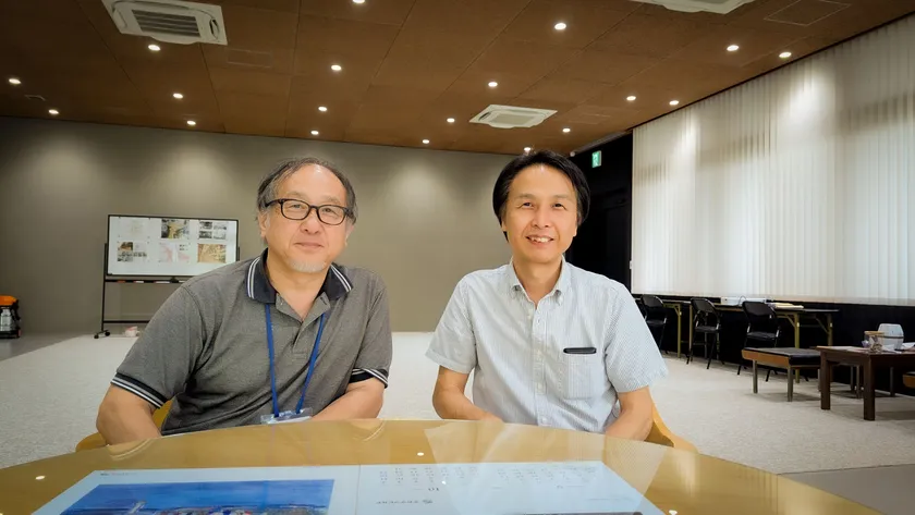 室長の吉田と代表の井上