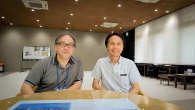 室長の吉田と代表の井上