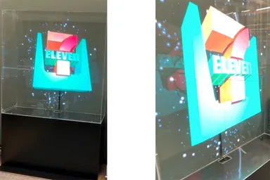 < Dimpact(R) 3D Holovision による表示イメージ>