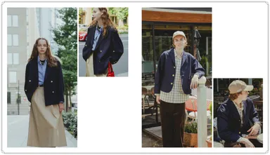 #-22 4B relax double blazer&#-67 3B classic single jacket