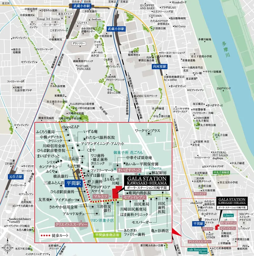 現地案内図