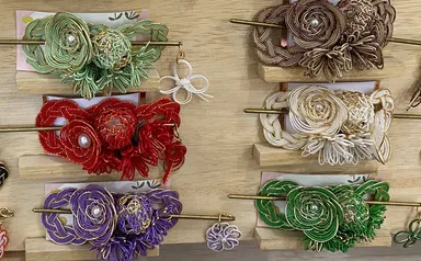 手作り工房暁 水引細工の手作りアクセサリー