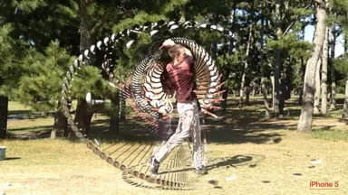 変換後のスイングアーク (iPhone 5／iPad Air／iPad mini Retinaなど)