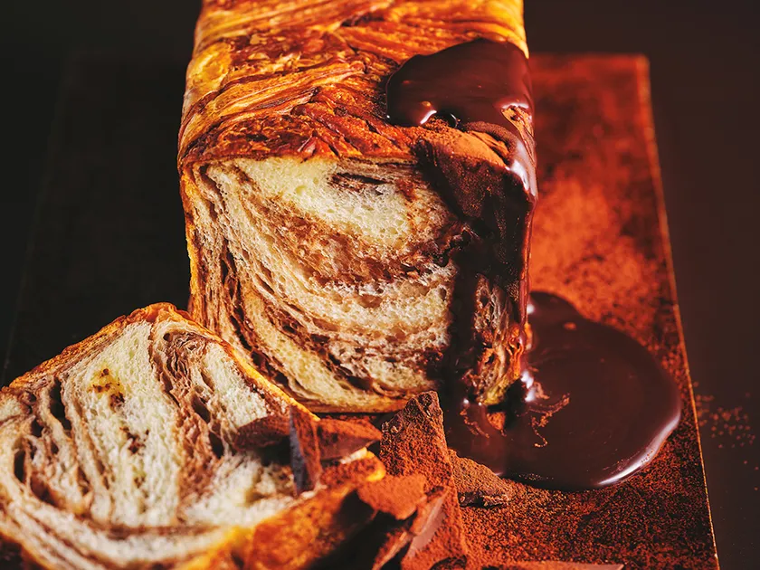 奥行きのあるショコラの味わいがマーブルデニッシュと調和した「ミルキーショコラ」