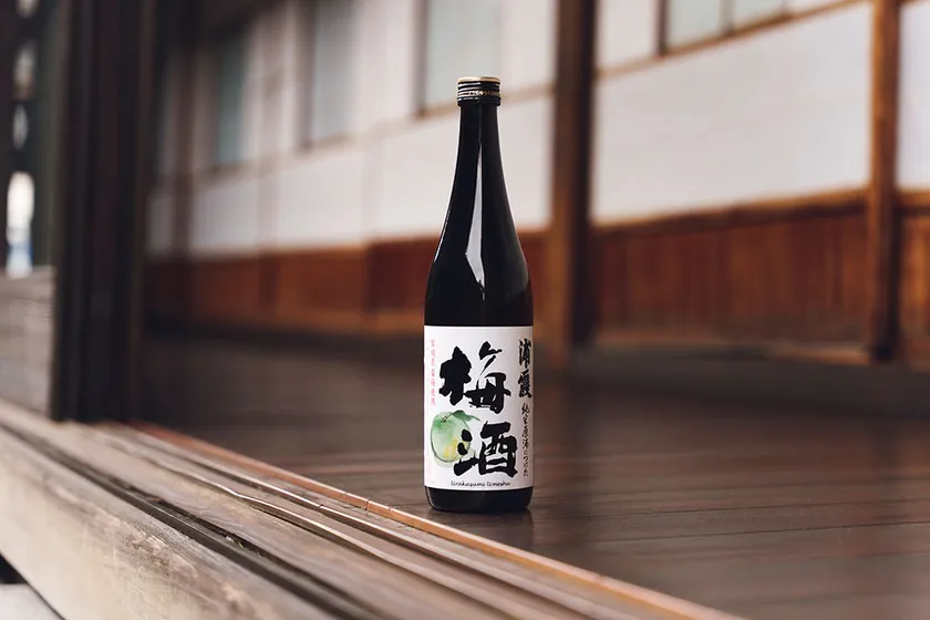 「純米原酒につけた浦霞の梅酒」商品画像