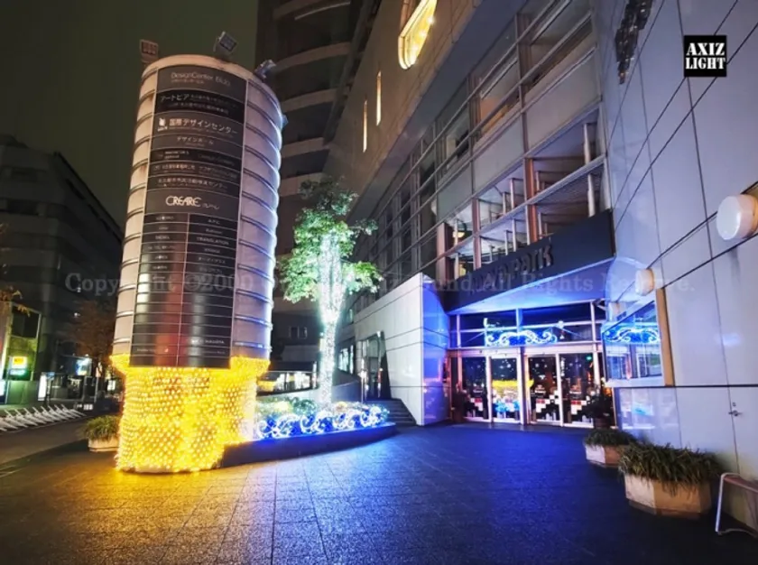 ナディアパークイルミネーション_AXIZLight演出 過去実施時の様子