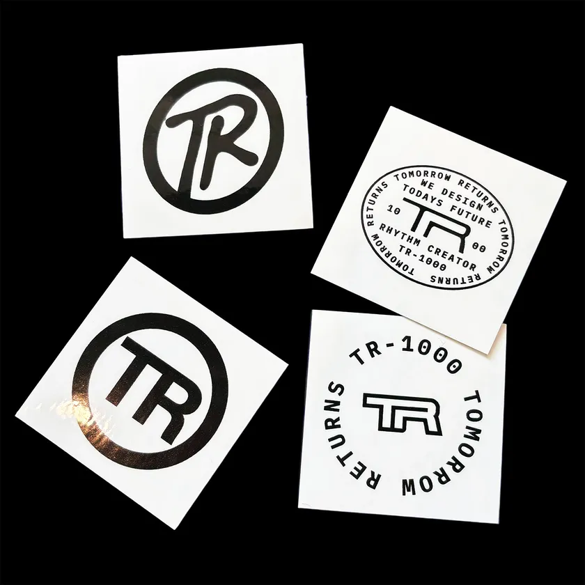 「TR-1000」ステッカーのデザイン