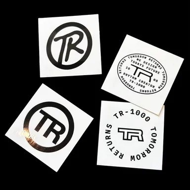 「TR-1000」ステッカーのデザイン