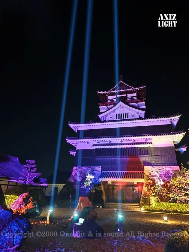 きよすイルミ_AXIZLight演出 昨年の様子