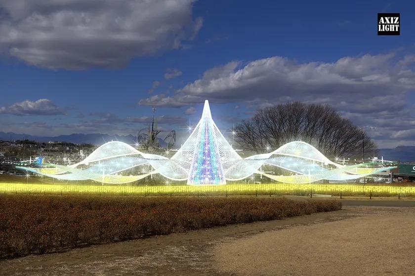 マリーゴールドの丘イルミネーション_AXIZ Light演出イメージ