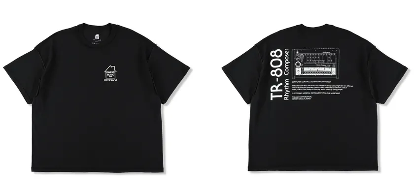 TR-808 T-SHIRT(ISNESS MUSICxROLAND)