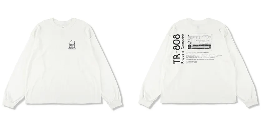 TR-808 LONG SLEEVE T-SHIRT(ISNESS MUSICxROLAND)
