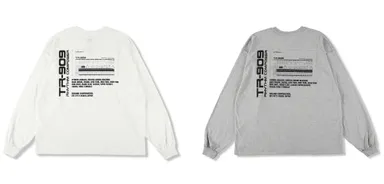 TR-909 LONG SLEEVE T-SHIRT(ISNESS MUSICxROLAND)