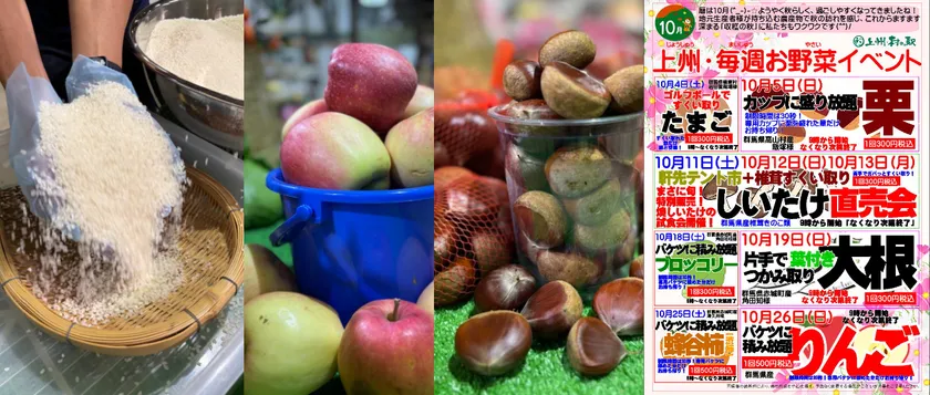 上州・村の駅で秋の味覚をお得に楽しむ!